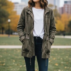 SASHIMI (Nordstrom) utility jacket, green, size S